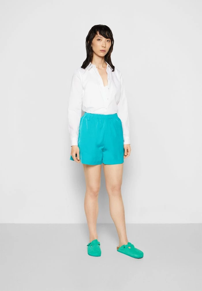 Samsøe Samsøe MAREN - Shorts - Tile Blue 4 Samsøe Samsøe MAREN - Shorts - Tile Blue - Image 2