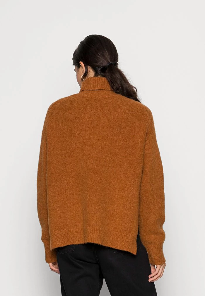Samsøe Samsøe ISSA TURTLENECK - Jumper - Caramel Cafe 5 Samsøe Samsøe ISSA TURTLENECK - Jumper - Caramel Cafe - Image 3