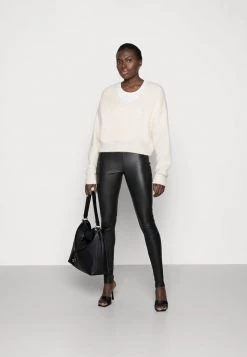 Samsøe Samsøe DELTA - Leggings - Trousers - Black -Samsøe Sales Store 9395467011dd4c9eb03250a1bf3549ec