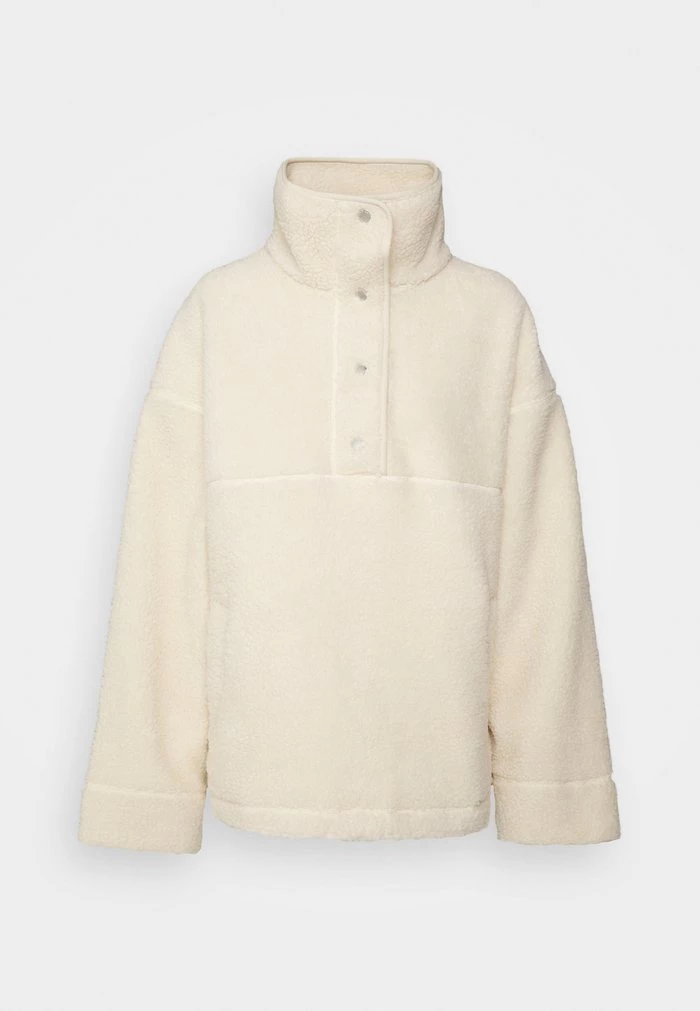 Samsøe Samsøe CELIA ANORAK - Fleece Jacket - Oatmeal 7 Samsøe Samsøe CELIA ANORAK - Fleece Jacket - Oatmeal - Image 5