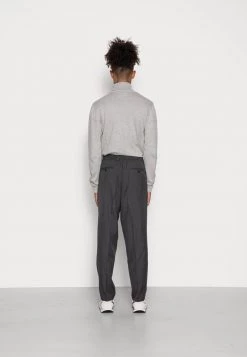 Samsøe Samsøe HARALD TROUSERS - Trousers - Dark Grey Melange -Samsøe Sales Store 9689b8a59a4a4fe699a5487be874255e