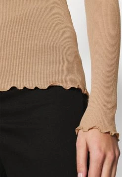 Samsøe Samsøe NELLI - Long Sleeved Top - Camel Brown -Samsøe Sales Store 97427069d7764d678e00d352a3730c79