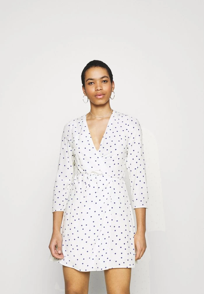 Samsøe Samsøe BRITT WRAP DRESS - Day Dress - Clematis 3 Samsøe Samsøe BRITT WRAP DRESS - Day Dress - Clematis