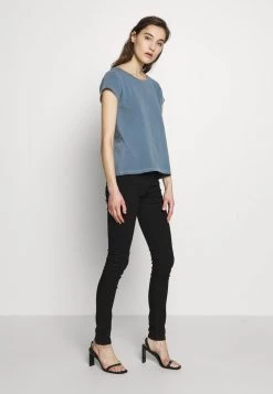 Samsøe Samsøe LISS - Basic T-shirt - Blue Mirage -Samsøe Sales Store 99b744a355e54f388e5e9af22507c17c
