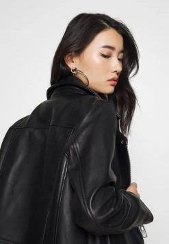 Samsøe Samsøe WELTER JACKET - Leather Jacket - Black -Samsøe Sales Store 99dad0c9fbb4423fa4d9d1945a3dee6c