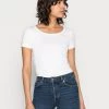 Samsøe Samsøe SADIE - Basic T-shirt - White 2 Samsøe Samsøe SADIE - Basic T-shirt - White -Samsøe Sales Store 9caced6a1f014b25a7c01ad1797eb529