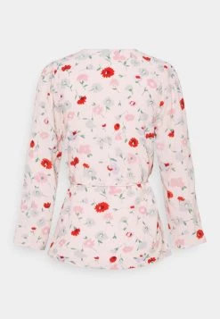 Samsøe Samsøe BRITT WRAP BLOUSE - Blouse - Pink Garden -Samsøe Sales Store 9e2d4a816a784325964e3eb68b3d8b3b