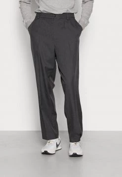 Samsøe Samsøe HARALD TROUSERS - Trousers - Dark Grey Melange