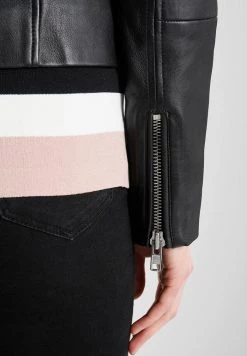 Samsøe Samsøe Leather Jacket - Black -Samsøe Sales Store 9eddfa18027545a1ac9596ec90b5dc0b