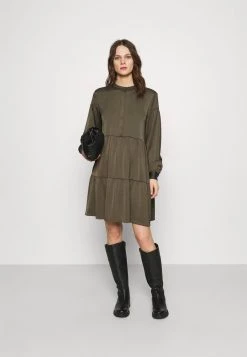 Samsøe Samsøe MARGO DRESS - Day Dress - Black Olive -Samsøe Sales Store a087411be2304d708bf41b93fb38f3e5
