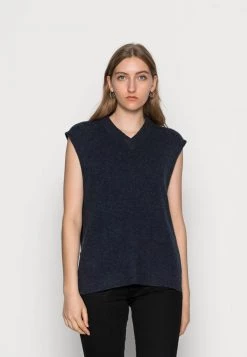 Samsøe Samsøe AMAR VEST - Jumper - Sky Captain