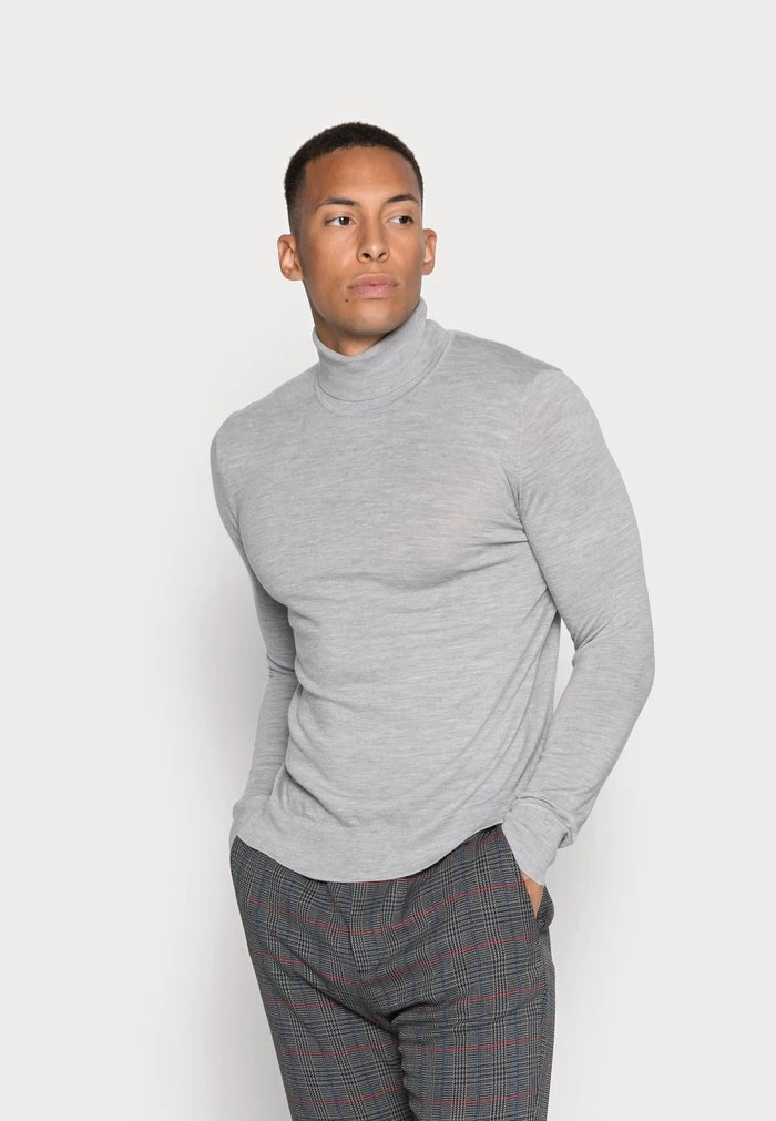 Samsøe Samsøe FLEMMING TURTLE NECK - Jumper - Grey 3 Samsøe Samsøe FLEMMING TURTLE NECK - Jumper - Grey