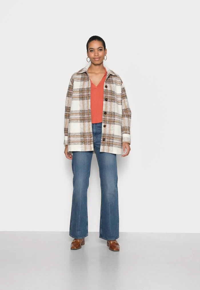 Samsøe Samsøe CAREY V NECK - Jumper - Spicy Orange 4 Samsøe Samsøe CAREY V NECK - Jumper - Spicy Orange - Image 2