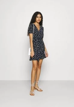 Samsøe Samsøe LINETTA DRESS - Day Dress - Blue -Samsøe Sales Store a636464f133e4f12b797a123e180d174