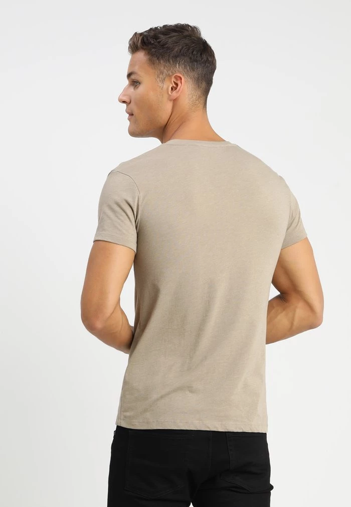 Samsøe Samsøe KRONOS - Basic T-shirt - Timber Wolf Melange 5 Samsøe Samsøe KRONOS - Basic T-shirt - Timber Wolf Melange - Image 3