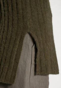 Samsøe Samsøe ETAY LONG VEST - Jumper - Dark Olive -Samsøe Sales Store a70043e82b1148d3b204a521070a06d9