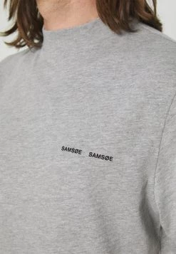 Samsøe Samsøe NORSBRO - Basic T-shirt - Grey Melange -Samsøe Sales Store a76d198f094242fbae6cb29c73be7c3f