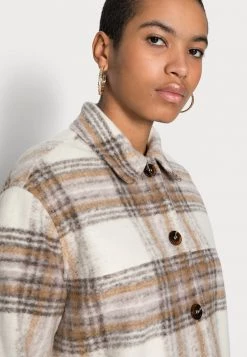 Samsøe Samsøe ROSALIE OVERSHIRT - Short Coat - Whisper White -Samsøe Sales Store a812f6bc65264d2fab5348a756f936d6