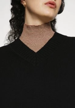 Samsøe Samsøe KEI V NECK DRESS - Jumper Dress - Black -Samsøe Sales Store aa1a4f303fa94a5ca70d00ee7e16c0a8