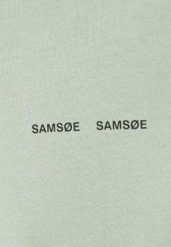 Samsøe Samsøe NORSBRO - Basic T-shirt - Green Milieu -Samsøe Sales Store abe75e674c80490da0a3f48ae595b47a