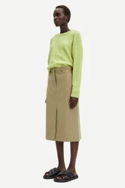 Samsøe Samsøe Jumper - Daiquiri Green -Samsøe Sales Store adba2a8a43d14933a8b523844ce95dbc