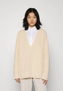 Samsøe Samsøe SANDIE V NECK - Jumper - Cornhusk