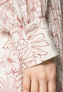 Samsøe Samsøe DOROTHE DRESS - Day Dress - Brick -Samsøe Sales Store b00a68cb1aa8445fbd663e3ee36b1c7f