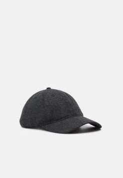 Samsøe Samsøe ARIBO WOOL MIX UNISEX - Cap - Dark Grey Melange