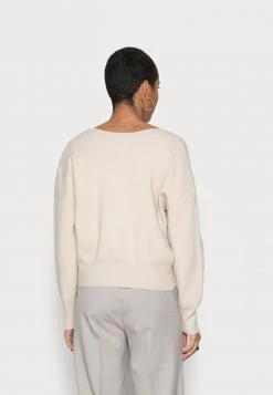 Samsøe Samsøe NIKA V NECK - Jumper - Oatmeal -Samsøe Sales Store b14da865e4b048d2b27886f883815cec