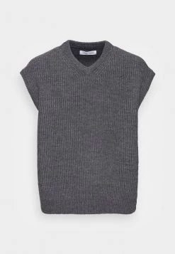 Samsøe Samsøe ANDERS VEST - Jumper - Grey -Samsøe Sales Store b29757bf46404ed3b0664d783652a909