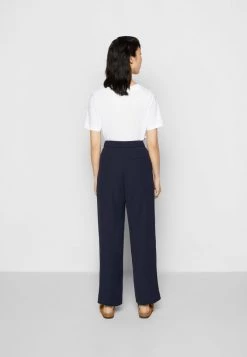 Samsøe Samsøe JALIA TROUSERS - Trousers - Sky Captain -Samsøe Sales Store b3703c0f112147abae7aa13ac5602b29