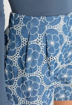 Samsøe Samsøe Shorts - Blue -Samsøe Sales Store b648802d22b54a6e844c45ea6b3bbb56