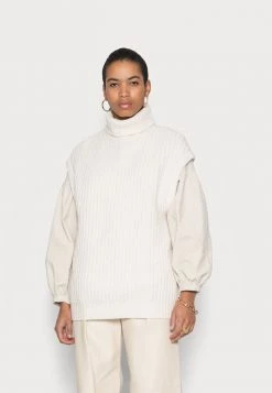 Samsøe Samsøe KEIKO T NECK VEST - Jumper - Whisper White
