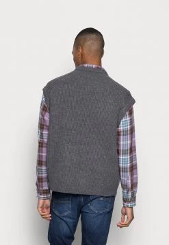 Samsøe Samsøe ANDERS VEST - Jumper - Grey -Samsøe Sales Store b820ec8f6de740db8b6937ce6958f4f2