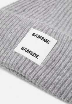 Samsøe Samsøe AMA BEANIE - Beanie - Grey Melange -Samsøe Sales Store b9c8bd85c0094574b7f2791d67eb9aa4