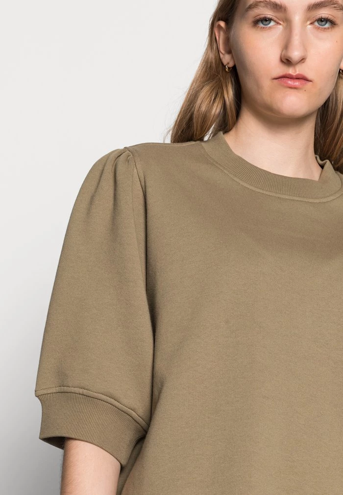 Samsøe Samsøe BODIL CREW NECK - Basic T-shirt - Covert Green 7 Samsøe Samsøe BODIL CREW NECK - Basic T-shirt - Covert Green - Image 5