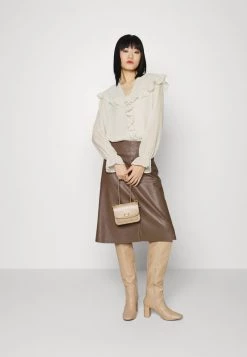 Samsøe Samsøe JYTTA BLOUSE - Button-down Blouse - Oatmeal -Samsøe Sales Store baf40e5d3d0849889d9289a0fddfce31