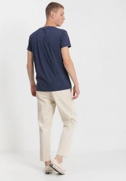 Samsøe Samsøe KRONOS - Basic T-shirt - Blue Iris Melange -Samsøe Sales Store bc74ed5ad9004cea858084fb7b2dc3ce