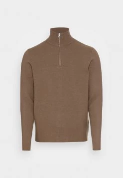 Samsøe Samsøe GUNAN TURTLE NECK ZIP - Jumper - Brown -Samsøe Sales Store bccbe5b1f69c4af48e421332acfcf810