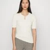 Samsøe Samsøe JOHANNA - Basic T-shirt - Whitecap -Samsøe Sales Store bec0c8f53cf44ef296fcf69e364fdba8
