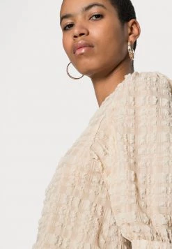 Samsøe Samsøe CELESTINA BLOUSE - Blouse - Oatmeal -Samsøe Sales Store c17a6bab0307486682fb2d5b914a1fe9