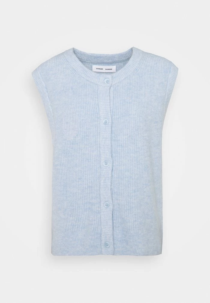 Samsøe Samsøe NOR CARDIGAN - Cardigan - Brunnera Blue 3 Samsøe Samsøe NOR CARDIGAN - Cardigan - Brunnera Blue