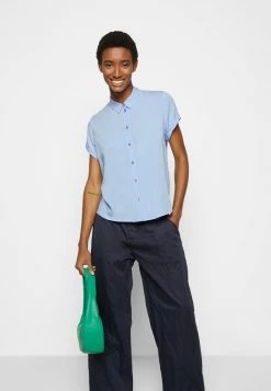 Samsøe Samsøe MAJAN SHIRT - Button-down Blouse - Serenity 13 Samsøe Samsøe MAJAN SHIRT - Button-down Blouse - Serenity -Samsøe Sales Store c238b9ff95534064886327630c428742