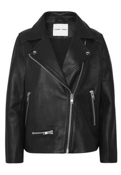Samsøe Samsøe WELTER JACKET - Leather Jacket - Black -Samsøe Sales Store c2cd1df6f90b4ed09698b90a30c7607f