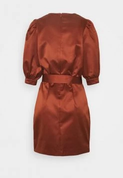 Samsøe Samsøe CELESTINA SHORT DRESS - Cocktail Dress / Party Dress - Brandy Brown -Samsøe Sales Store c2d5bbf83a0f42219811e8c8dfcc5be7