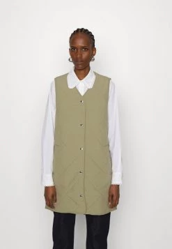 Samsøe Samsøe NANCY VEST - Waistcoat - Covert Green