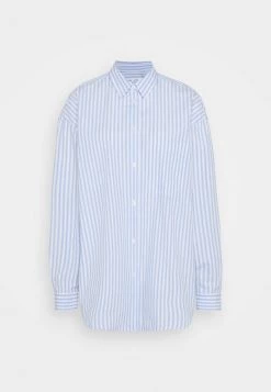 Samsøe Samsøe LUANA - Button-down Blouse - Dusty Blue -Samsøe Sales Store c3aa68d975f24012a4bc00aea00cba75