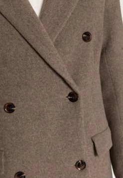 Samsøe Samsøe COAT - Classic Coat - Taupe -Samsøe Sales Store c64aae8af03f4af3bff0d678a5b18921