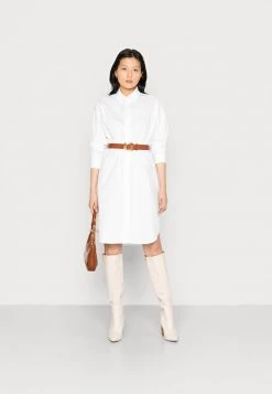Samsøe Samsøe LUANA DRESS - Shirt Dress - White -Samsøe Sales Store c67d9d2cf70e4cc19f6374746b4cce6a