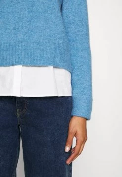 Samsøe Samsøe Jumper - Lichen Blue Melange -Samsøe Sales Store c858fa76ffba48b8a51278700d69cae4